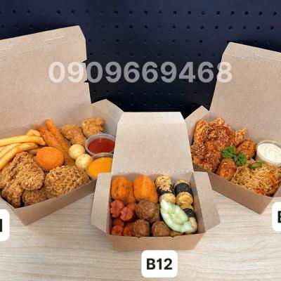 Hộp Giấy Kraft Đựng Thực Phẩm 1